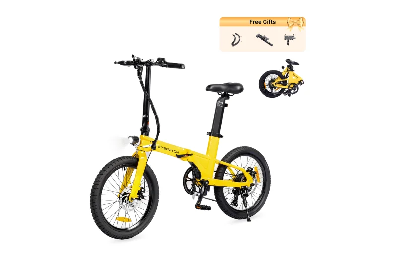 C10 Klapprad E-Bike - Gelb