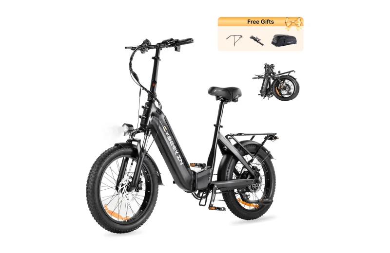 C20 Falt-E-Bike mit Tiefeinsteiger - Schwarz