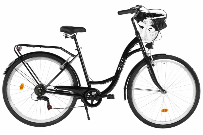 City Bike 28 Zoll Davi Emma 18 Zoll Shimano 7 Gänge 160-185 cm Mit Korb