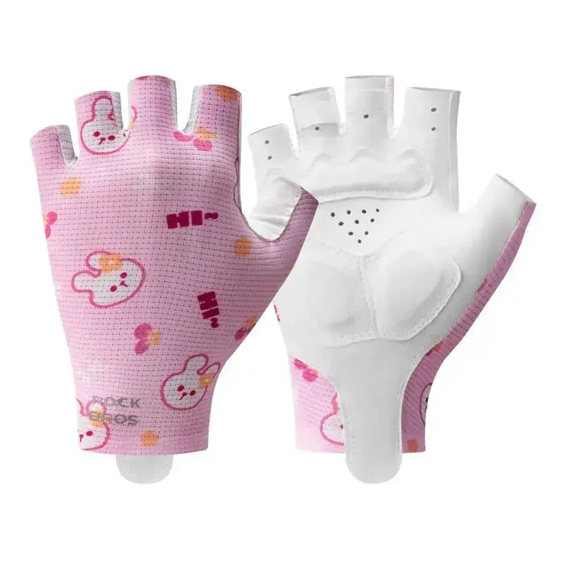 Handschuhe Fahrrad Kinder Cartoon atmungsaktiv halbfinger