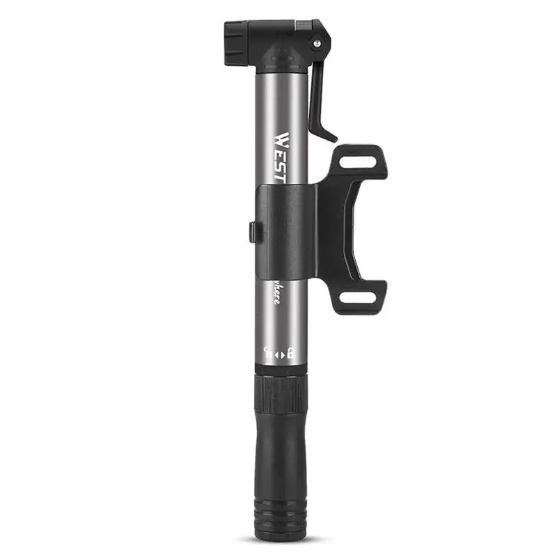 Fahrradpumpe manuell Aluminium tragbar Schraubdüse