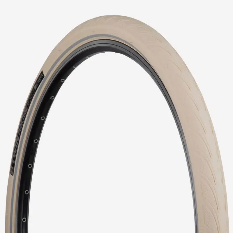 Fahrradreifen Drahtreifen City 5 Protect 700x45C (47-622) cremefarben