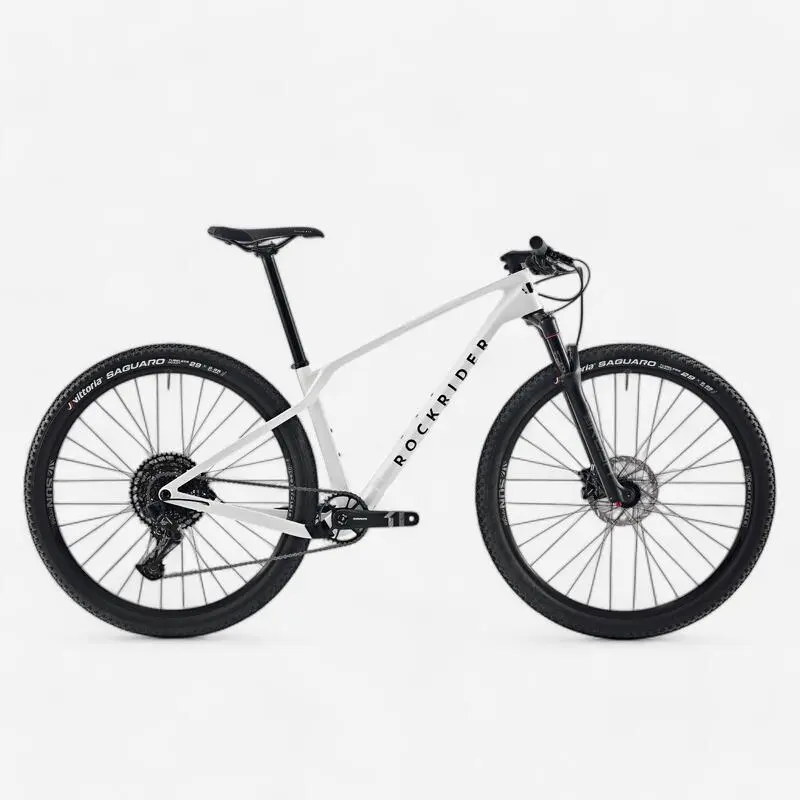 Mountainbike halbsteif XC Carbonrahmen Race 900NX refurbished weiß