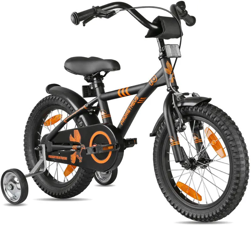 Kinderfahrrad 16 Zoll ab 4 Jahren mit Rücktritt & Stützrädern – HAWK