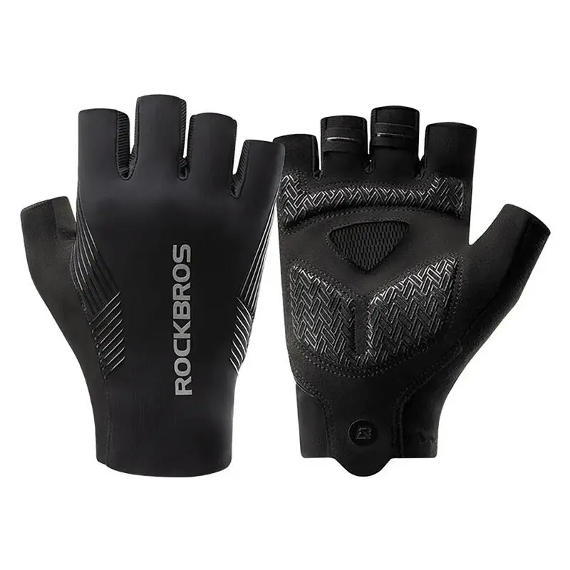 Rockbros Fahrradhandschuhe Frühling/Sommer/Herbst, kurze Finger