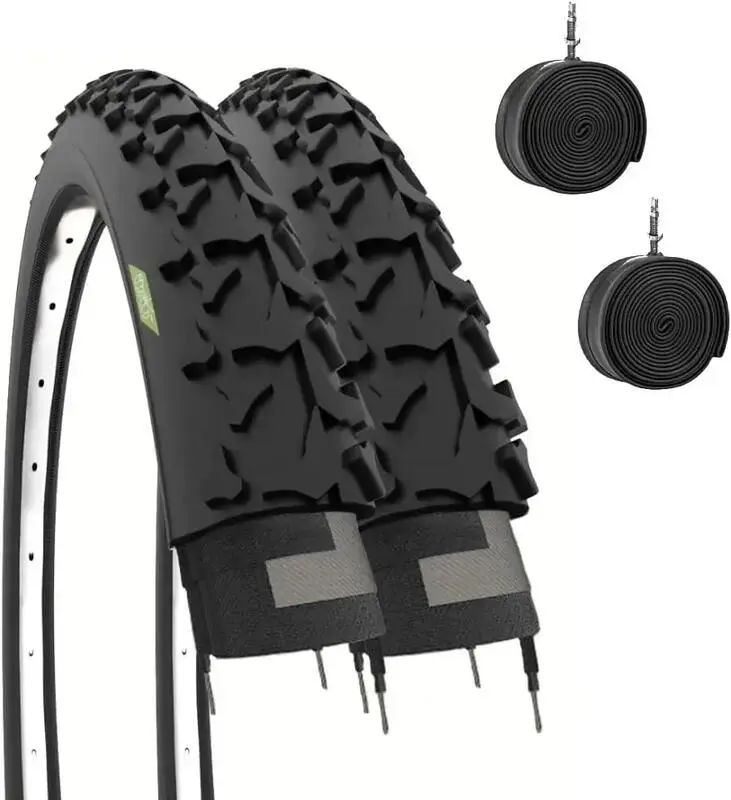 2 Reifen 26x1.90 (50-559)+Schläuche, Reifen Fahrrad 26x1.90 Reifen 26'' EV