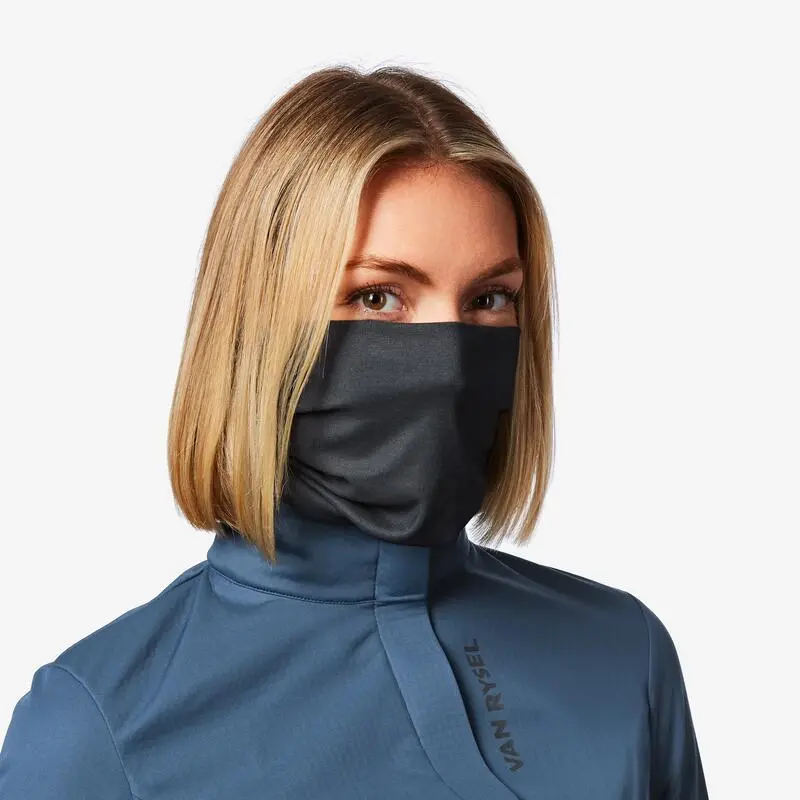 Fahrrad Schlauchtuch Fleece 500 schwarz