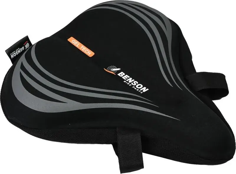 Fahrradsattelbezug Gel Tech – Schwarz – Damen/Herren
