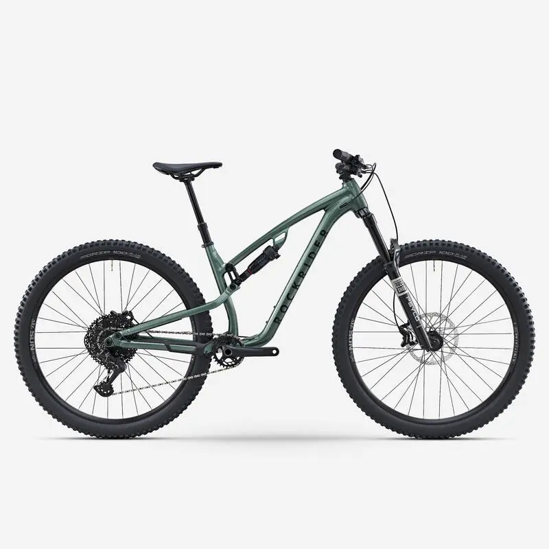 Mountainbike vollgefedert All Mountain Feel 700 S grün