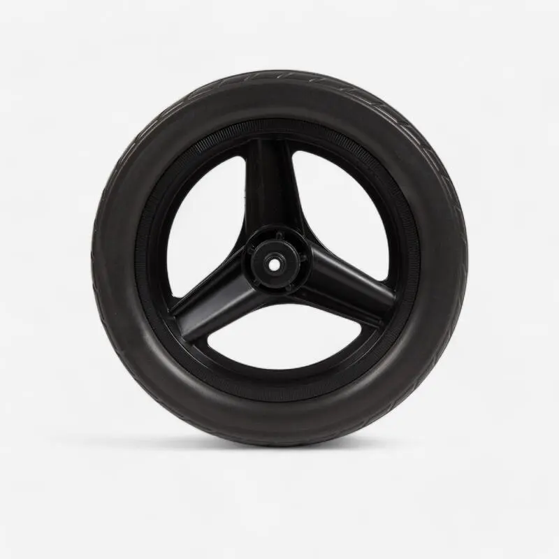 Hinterrad 10 Zoll Laufrad Runride schwarz mit schwarzem Reifen