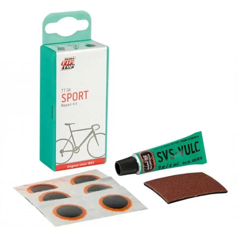 Rema Tip Top Flickzeug TT04 Reparatur-Set für Fahrradschläuche, 6 Flicken (...