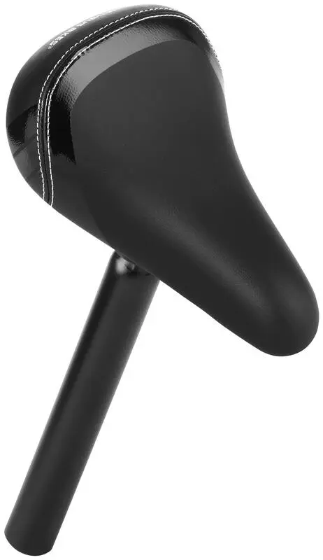 Kindersattel Kinderfahrrad/Laufrad 10/12/14 Zoll Alu-Stütze Ø25,4 mm Schwarz