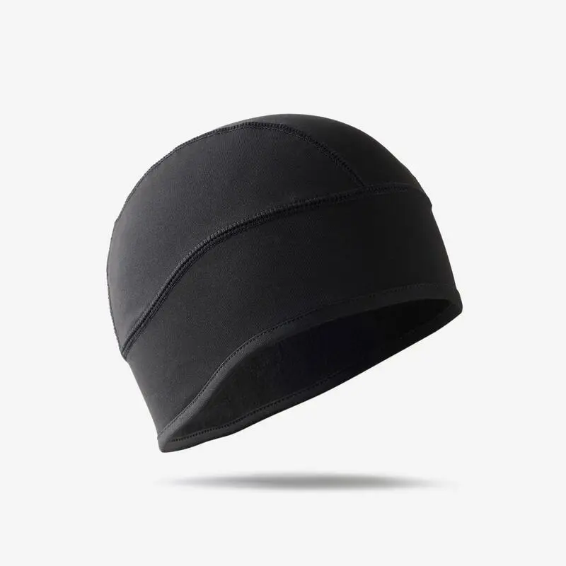 Fahrrad Unterhelm-Mütze 500 Kinder schwarz