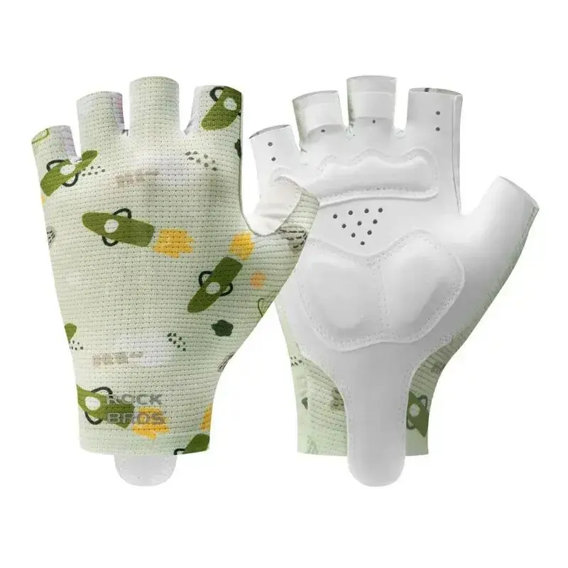 Handschuhe Fahrrad Kinder Cartoon atmungsaktiv halbfinger