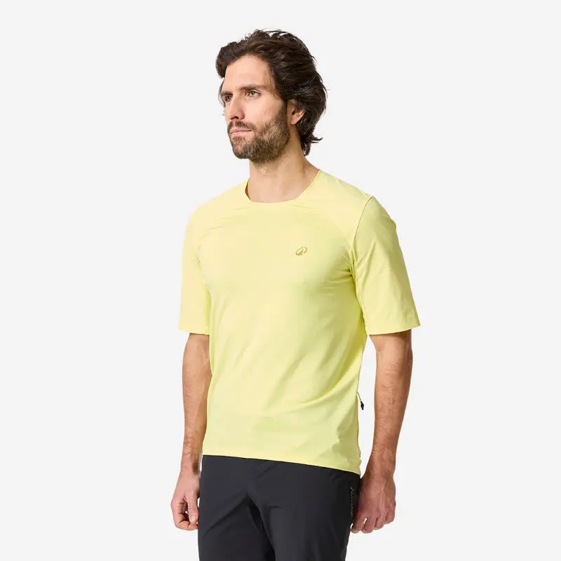 Radtrikot kurzarm atmungsaktiv MTB Cargo 500 Herren gelb