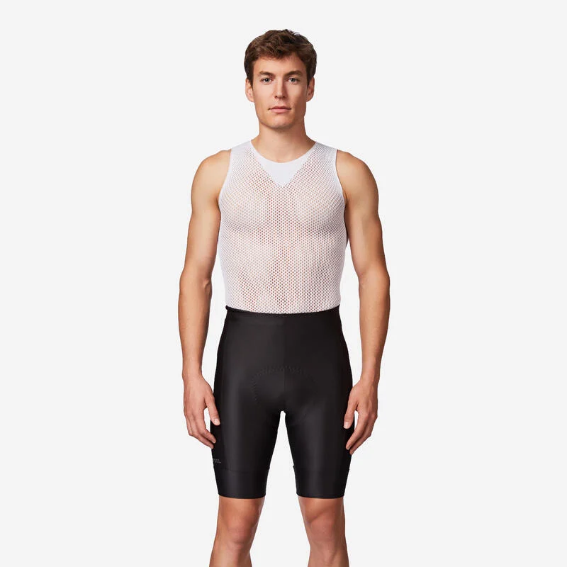 Radhose kurz Rennrad „Essential“ Herren schwarz