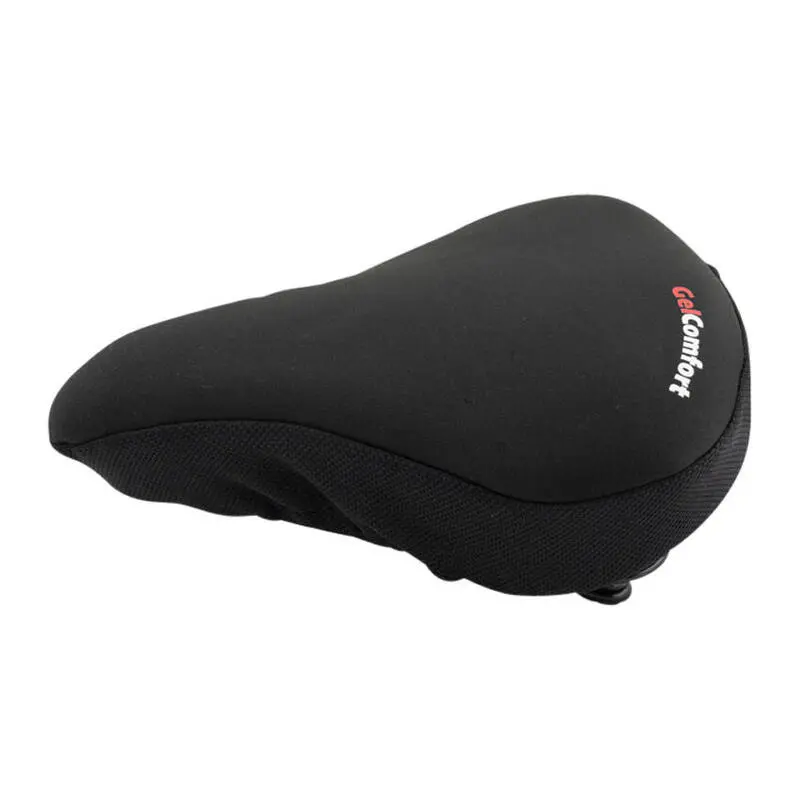 Fahrradsattelbezug Comfort mit Gel - Damen/Herren - Schwarz