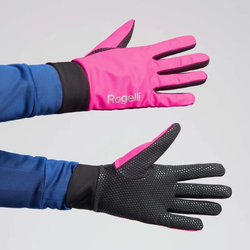 Fahrradhandschuhe Langfinger Winddicht Laval Damen Rosa