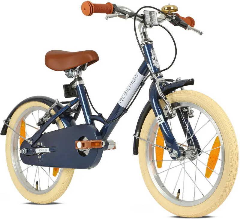 Kinderfahrrad 18 Zoll Retro ab 5 Jahren, tiefer Einstieg – PETITAGE