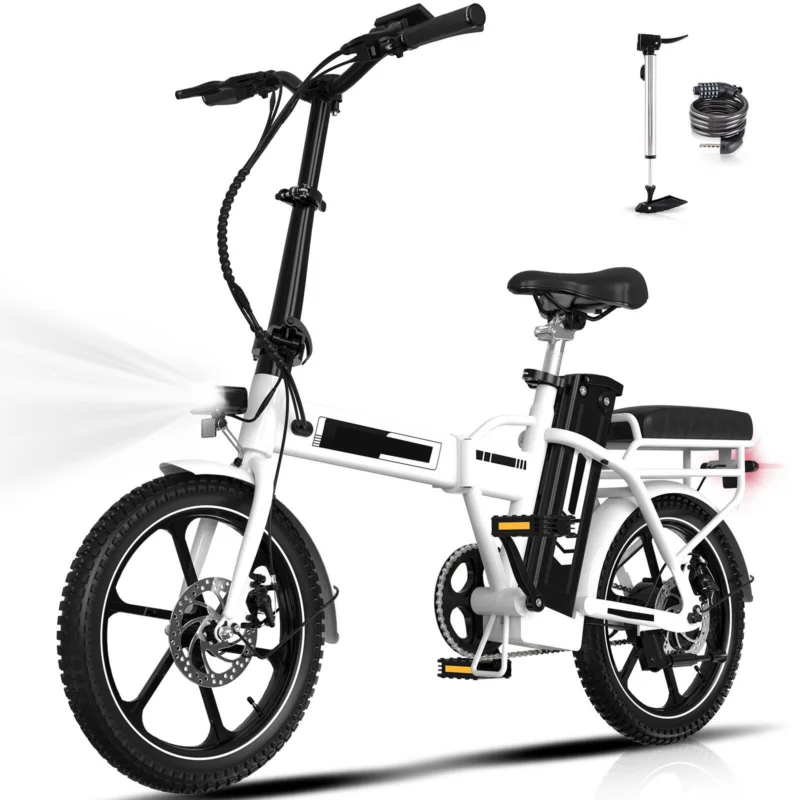 E-Bike Faltrad Klapprad 16 Zoll, faltbares Elektrofahrrad, City E-Bike, BK5S