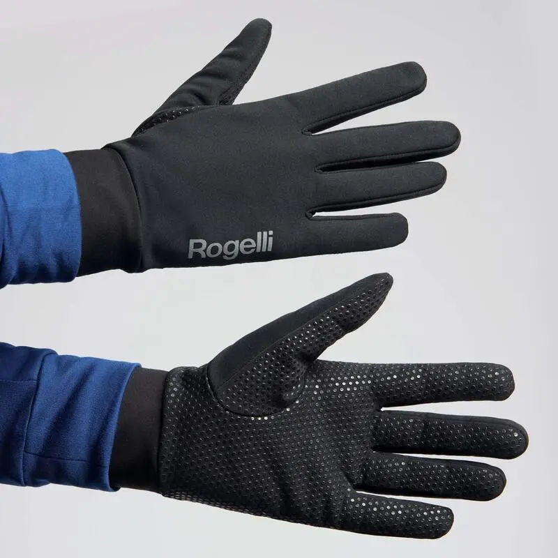 Fahrradhandschuhe Langfinger Winddicht Laval Damen Schwarz