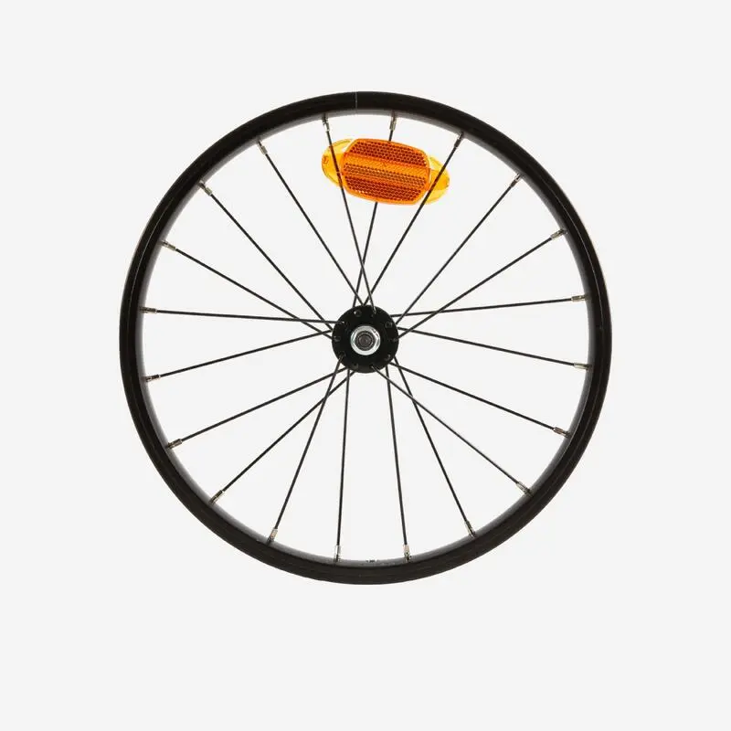 Vorderrad 16 Zoll Kinderfahrrad schwarz+schwarze Speichen