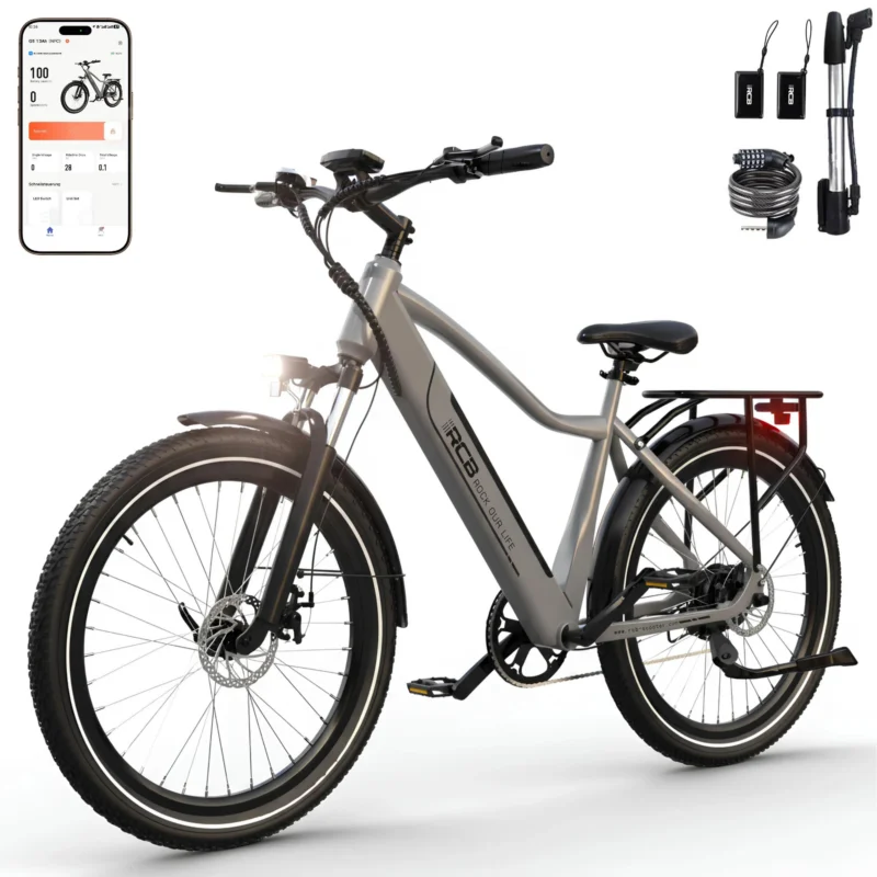 E-Bike City Trekking G5 27,5 Zoll Drehmomentsensor APP/NFC 60-120km