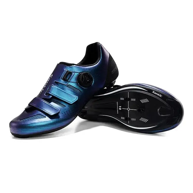 Carbon Rennradschuhe - Herren - Jizhou - blau