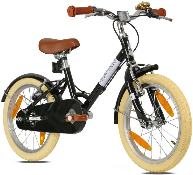 Kinderfahrrad 16 Zoll Retro ab 4 Jahren, tiefer Einstieg – PETITAGE