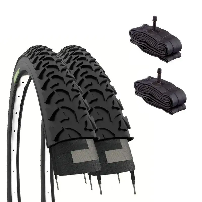 2 Reifen 26x1.95 (50-559)+Schläuche, Fahrradreifen Rad 26 x 1.95 mtb Reifen EV