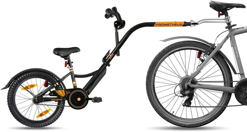 Kinder Fahrrad-Nachläufer 18 Zoll ab 5 J. für Stahl-Sattelstützen bis 31,8 mm