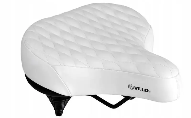 Fahrradsattel Royal Cruiser Vinyl 275 × 270 mm Weiß