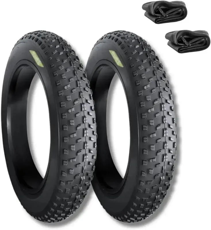 2 Reifen 20x4.0+Schläuche, Reifen Reifen Fahrrad 20 x 4.0 Stollen e-bike EV