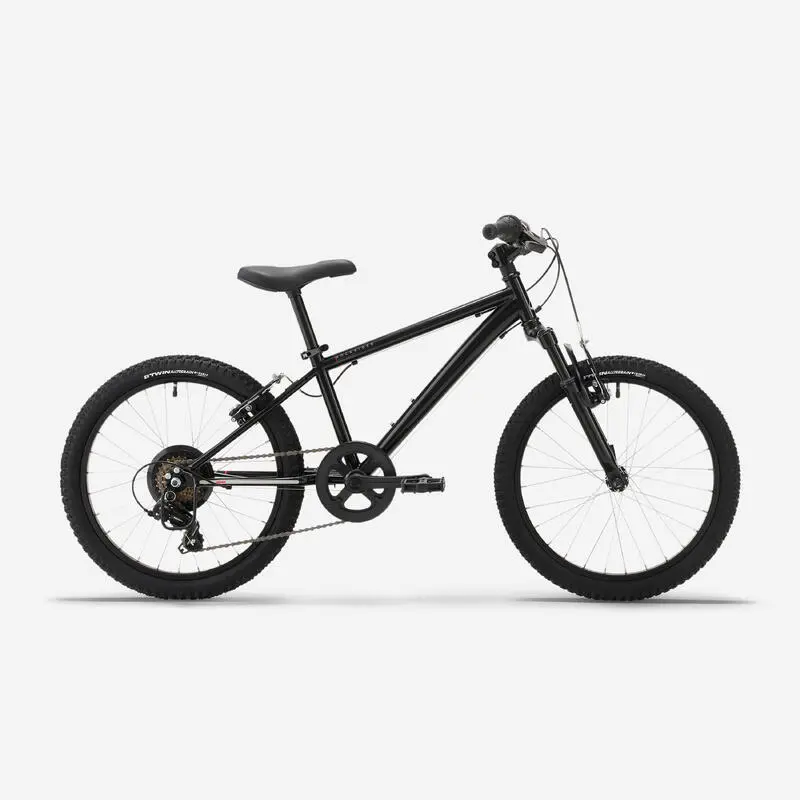 Kinderfahrrad Mountainbike 20 Zoll Rockrider Explore 500 schwarz