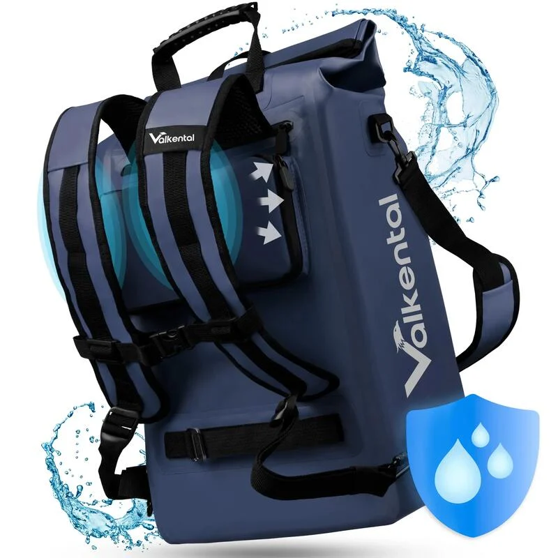 Fahrradtasche Wasserdichte 3in1 Gepäckträgertasche & Rucksack 23L - ValkOne