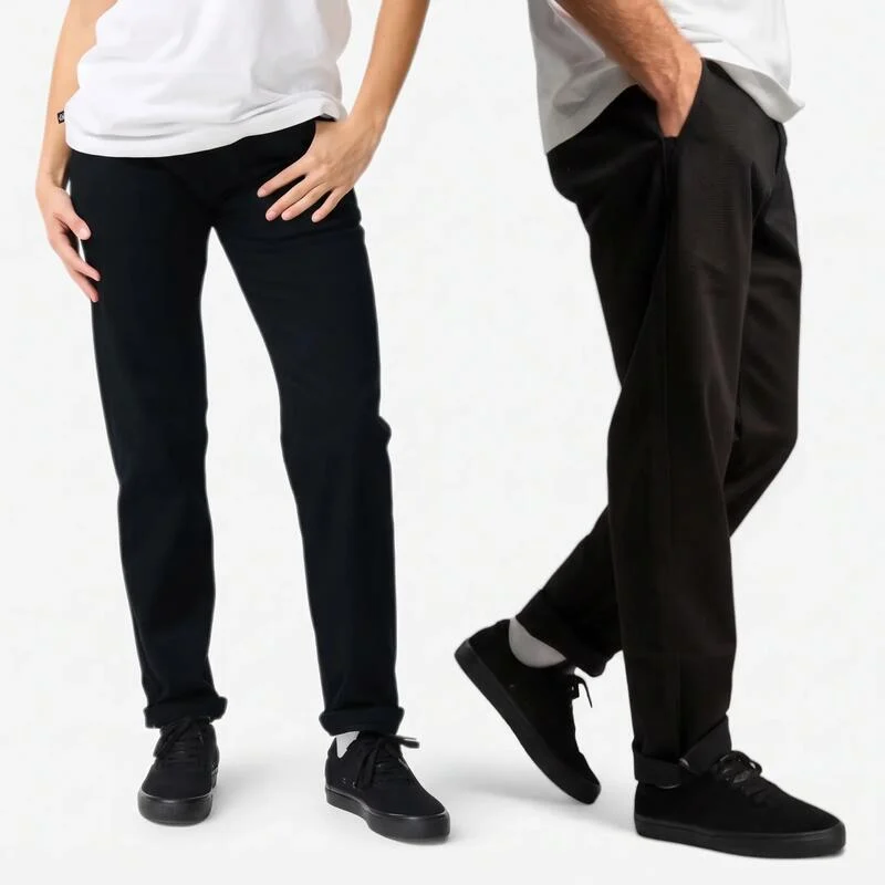 Hose Skateboarding Chinohose - CN500 Heavy schwarz