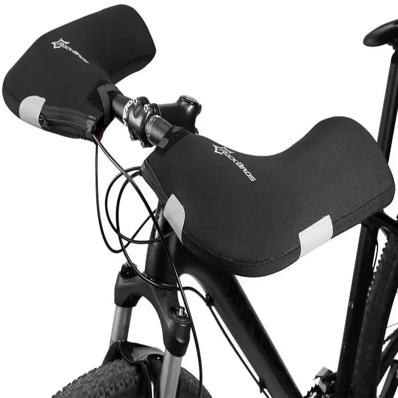 ROCKBROS Fahrrad Lenkerstulpen Größer Winter Lenker Handschuhe