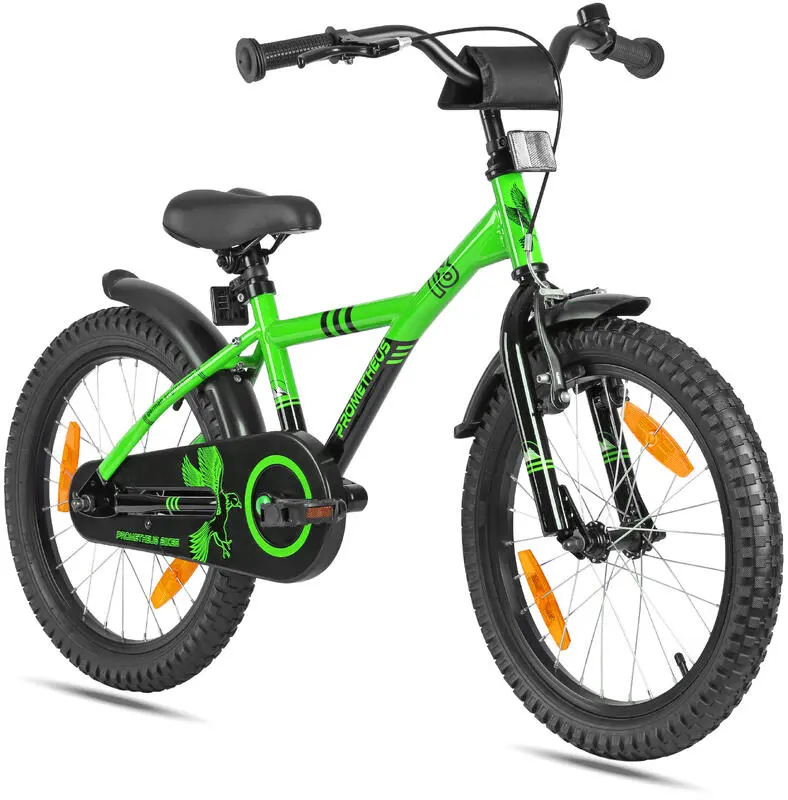 Kinderfahrrad 18 Zoll ab 5 Jahren mit Rücktritt & V-Brake – HAWK