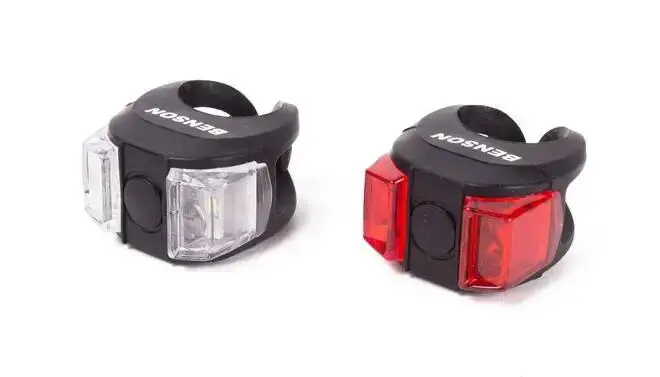 Fahrradbeleuchtungsset Silikon - LED-Front- und Rücklicht Fahrrad