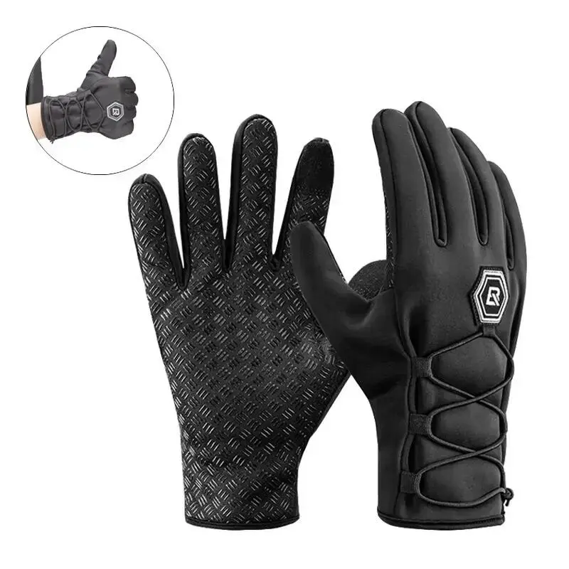 ROCKBROS Fahhrad Winterhandschuhe Touchscreen Wasserdicht