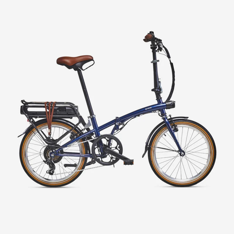 E-Bike Faltrad Klapprad 20 Zoll E-Fold 500 blau