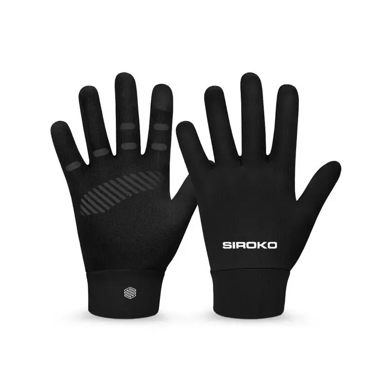 Kids Cycling ' mid season gloves K-Core Barspin Black Black