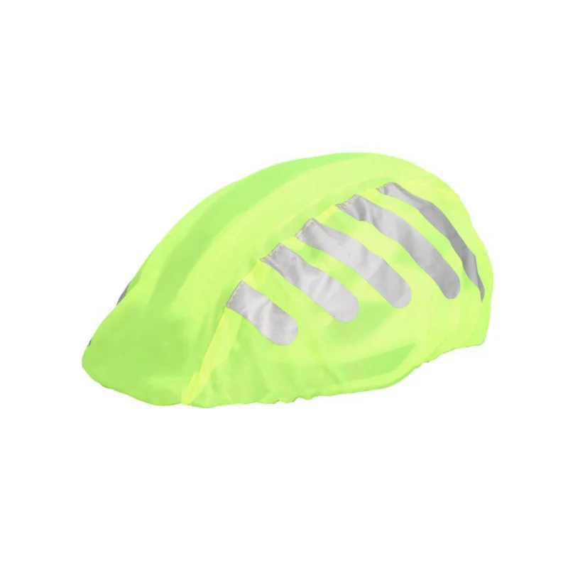 FISCHER Regenschutz für Helme - neongelb, mit Reflektoren