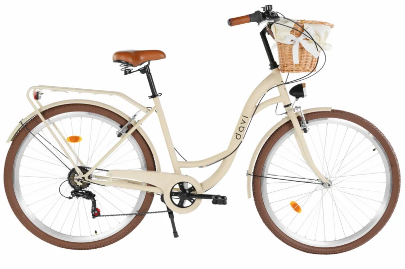City Bike 28 Zoll Davi Emma 18 Zoll Shimano 7 Gänge 160-185 cm Mit Korb