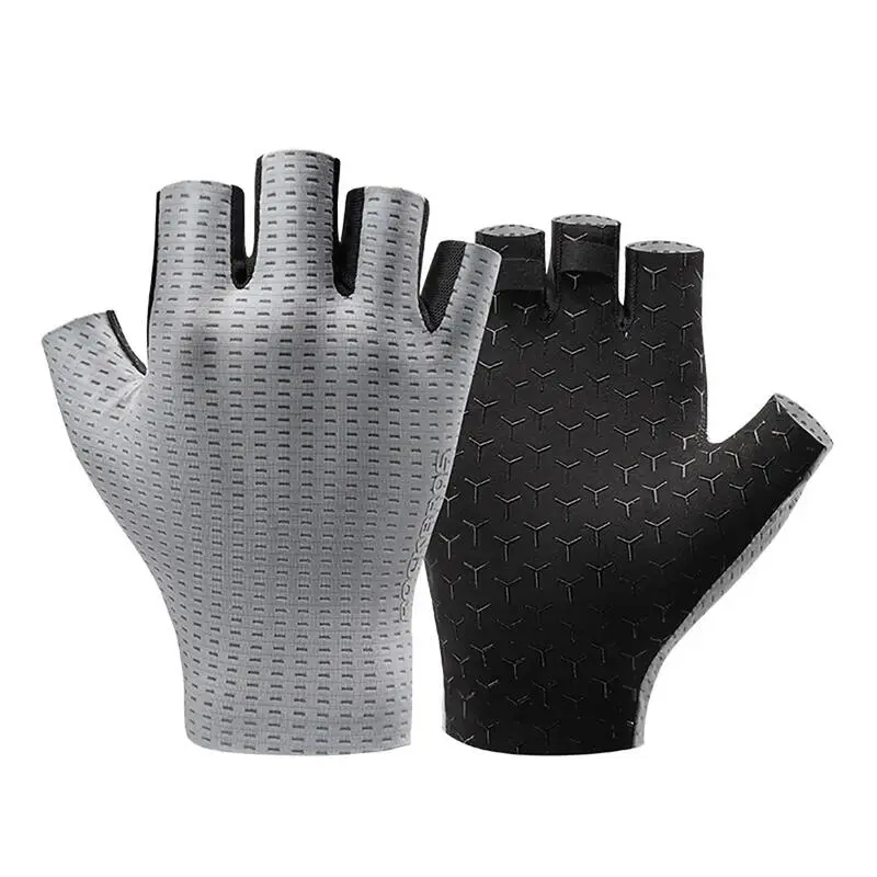 Rockbros atmungsaktive Fahrradhandschuhe, kurze Finger