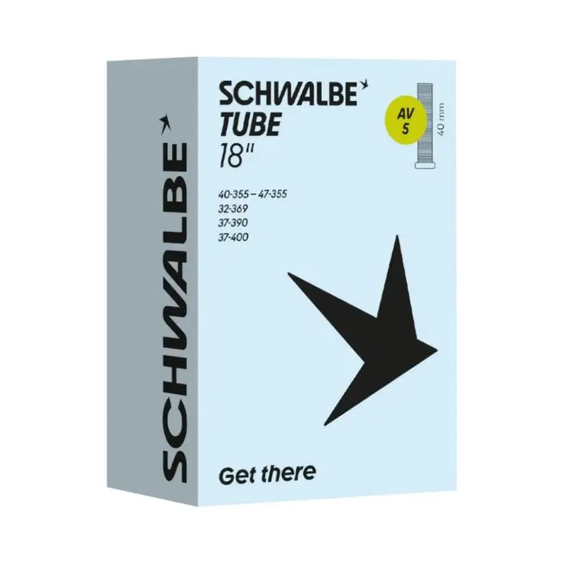 Schwalbe Schlauch AV5 40mm (18") 32/47-355/400 Modell 2026