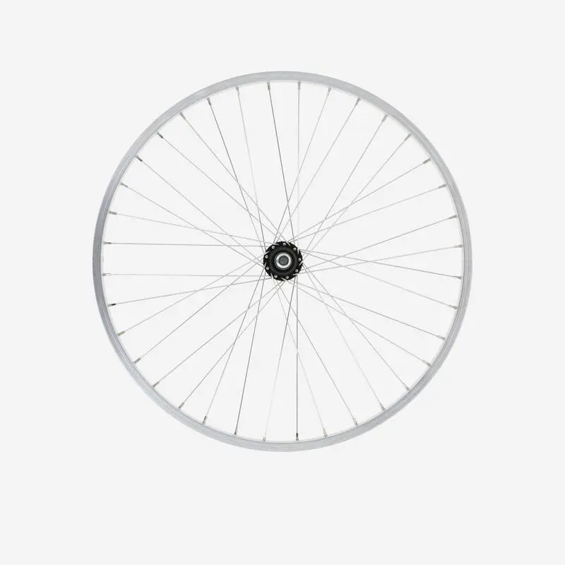 Hinterrad 24" Kinder einwandig Freilauf silber