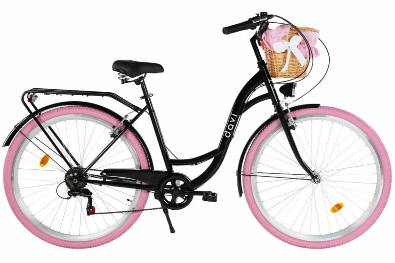 City Bike 28 Zoll Davi Emma 18 Zoll Shimano 7 Gänge 160-185 cm Mit Korb