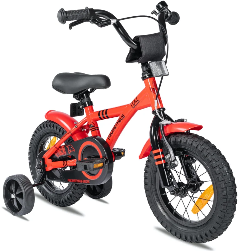 Kinderfahrrad 12 Zoll ab 3 Jahren mit Rücktritt & Stützrädern – HAWK