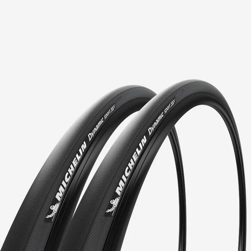 Fahrradreifen Rennrad 2 Stck. Dynamic Sport schwarz 700×25 (25-622)